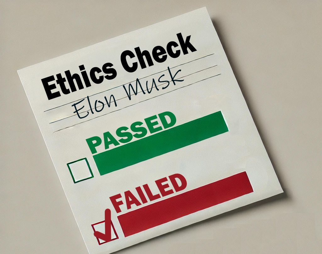 Elon Musk Ethics Check Failed