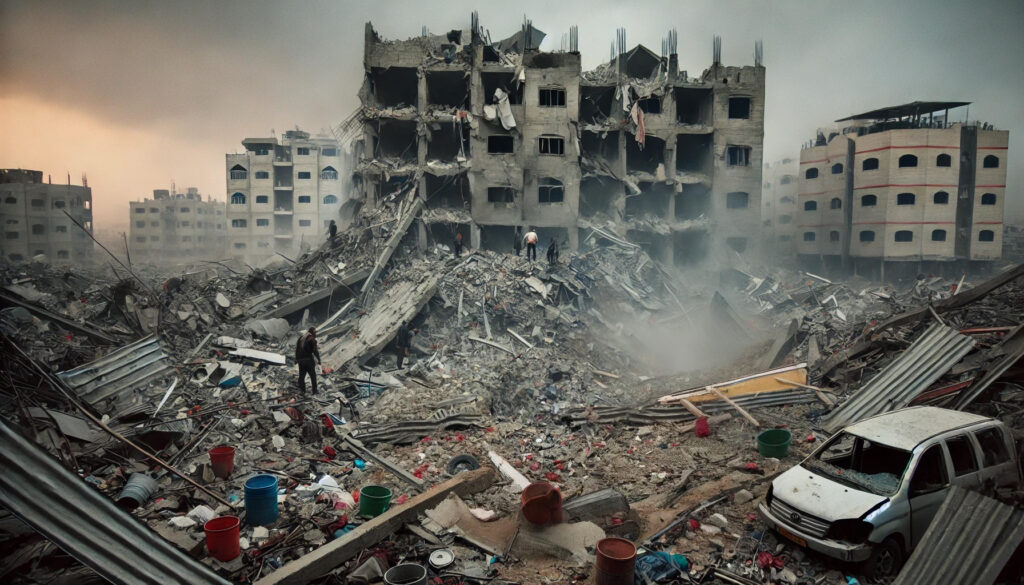 Gaza after air strike