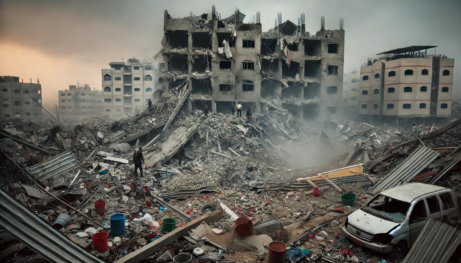 Gaza after air strike