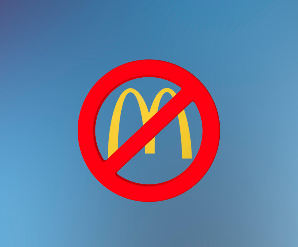 No McDonald's